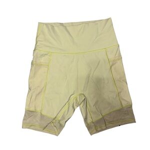 Aerie Women's Light Yellow Biker Shorts